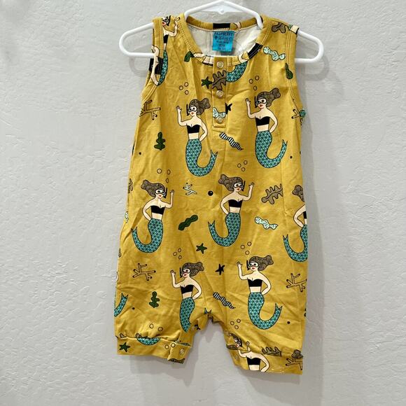 Raspberry Republic Miss Varsovie Mermaid Tank Romper - Picture 1 of 6